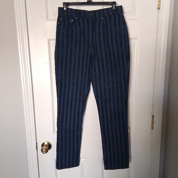 Marc Jacobs high rise vertical stripe skinny jean - Picture 2 of 12